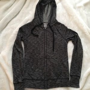 Marled gray hoodie